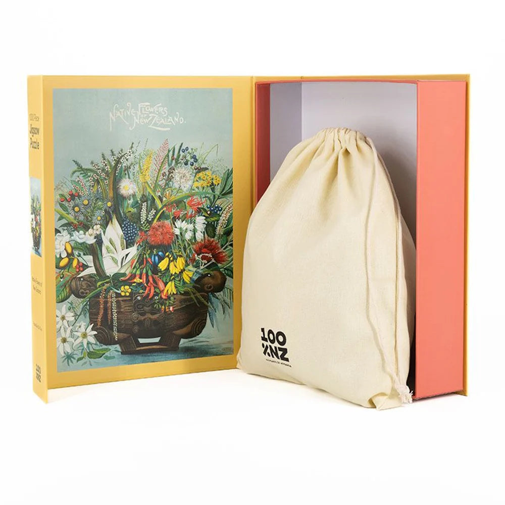 100% NZ Native  Flowers of New Zealand Puzzle - 1000pc