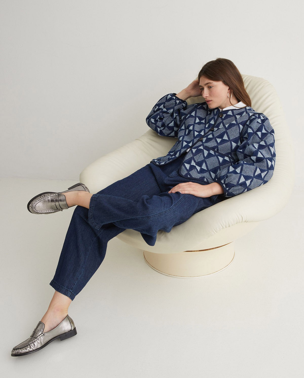 Yerse Short Jacquard Jacket