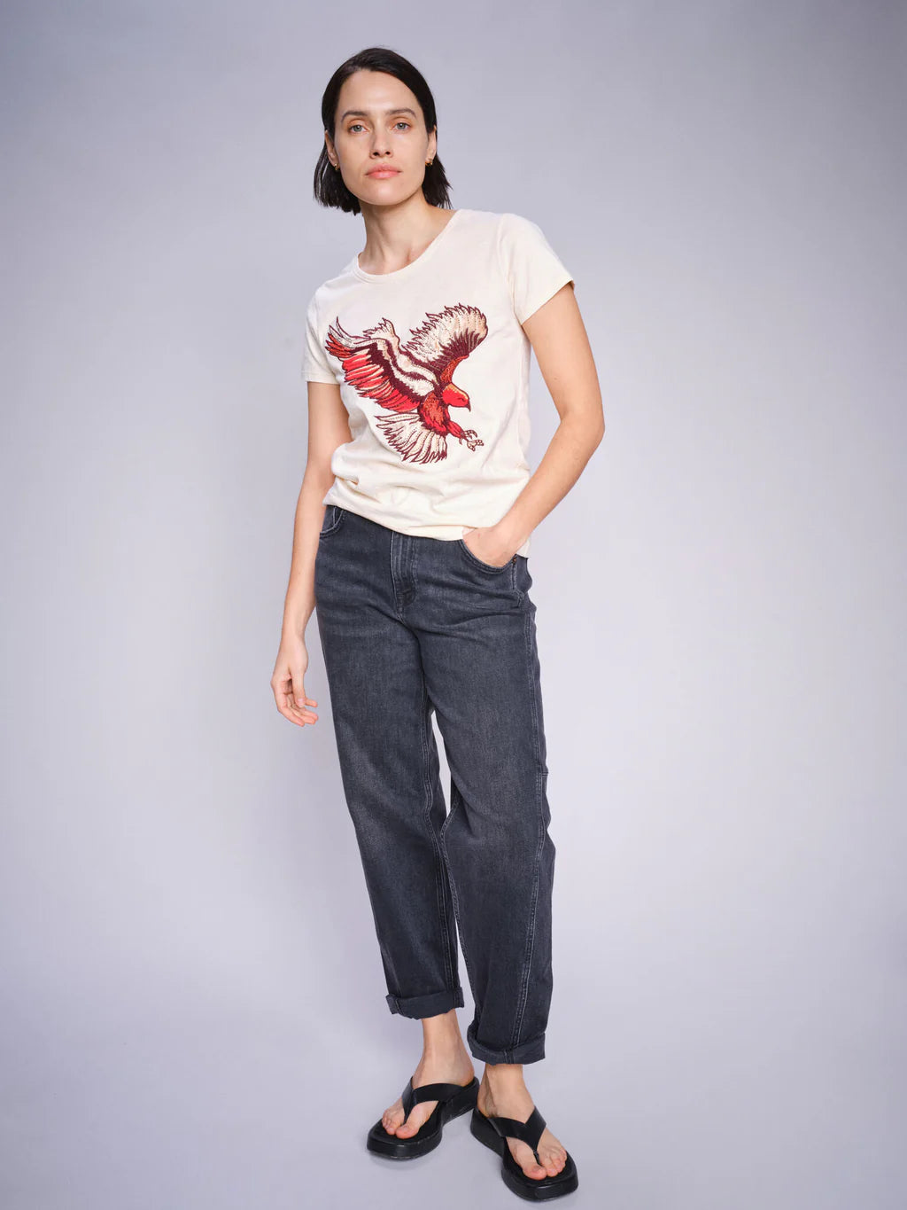 Mos Mosh Aymen Kyoto Jeans - Dark Grey