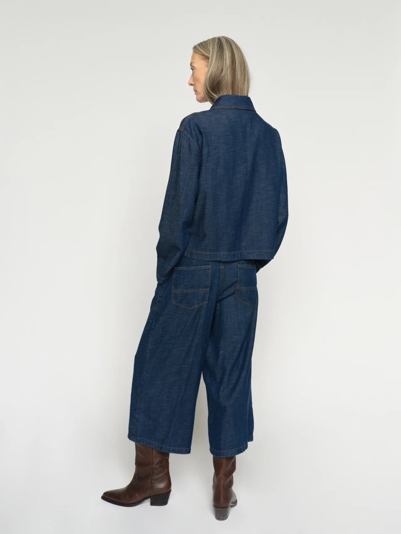 Mos Mosh Culotte Arge Jeans - Dark Blue