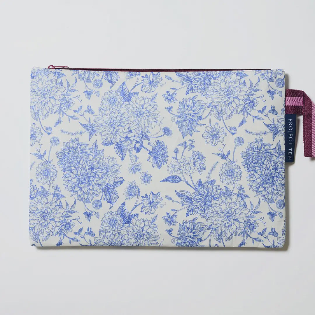 Project Ten Large Zip Pouch - Toile