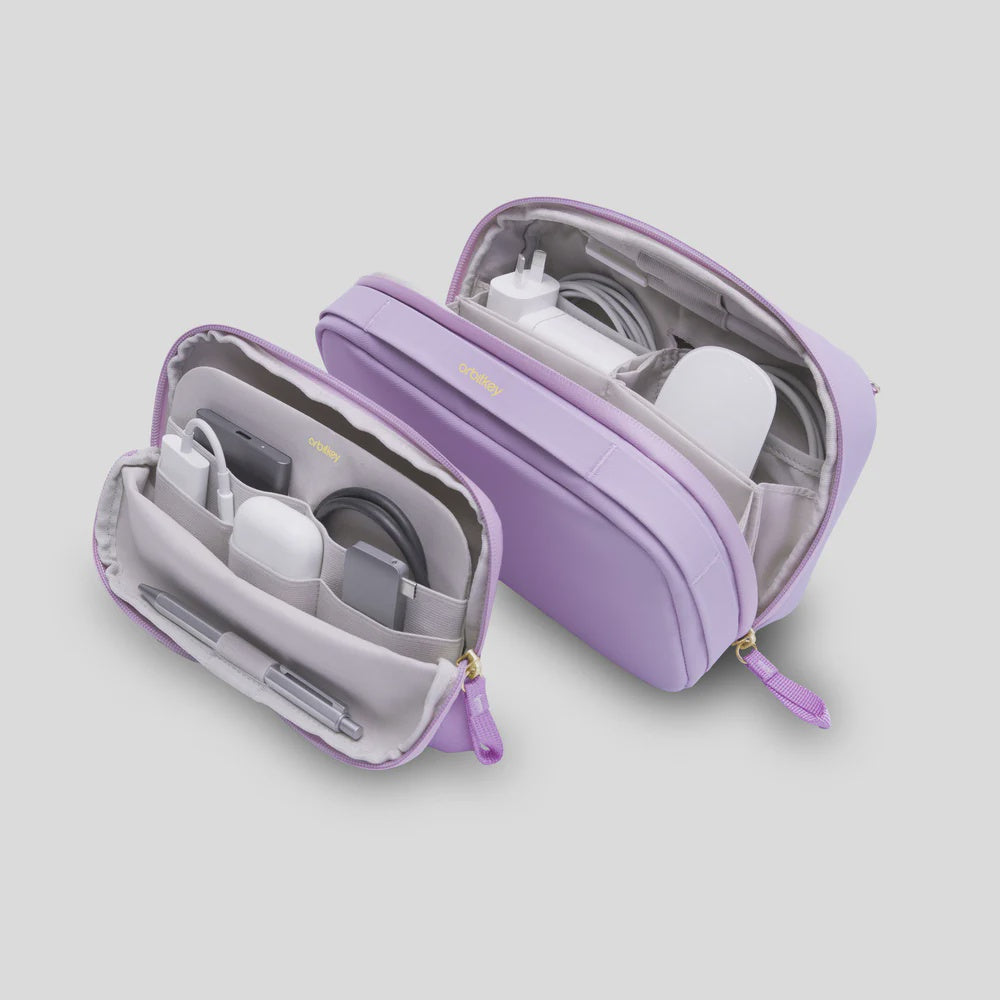 Orbitkey 2-in-1 Tech Pouch - Lilac