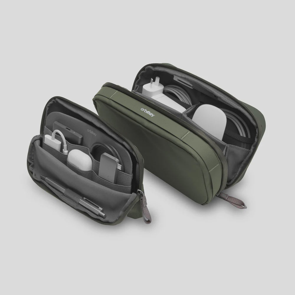 Orbitkey 2-in-1 Tech Pouch - Olive