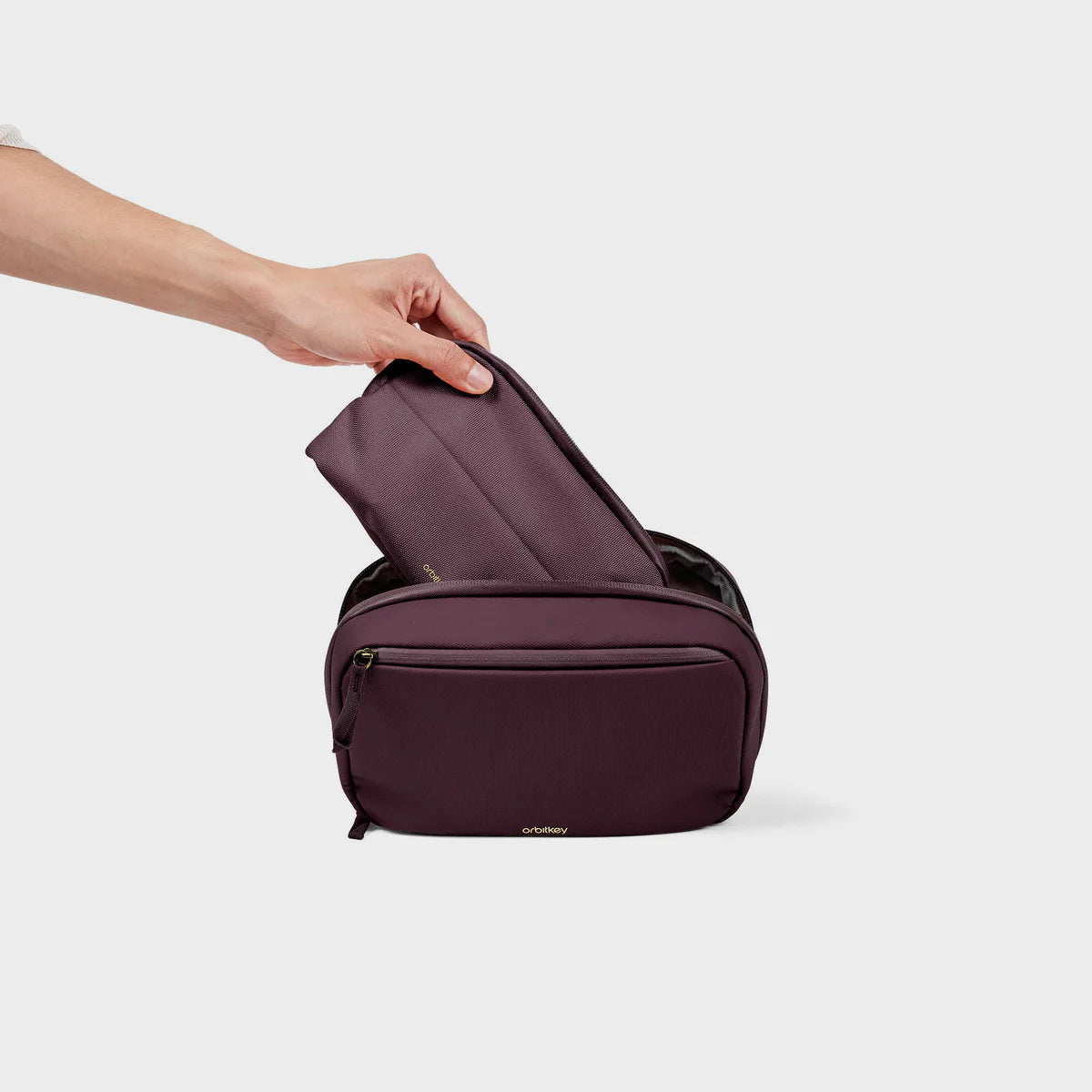Orbitkey 2-in-1 Tech Pouch - Plum