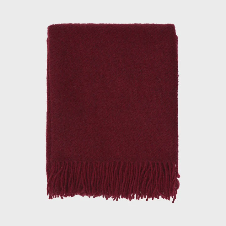 Klippa Gotland Throw - Burgundy