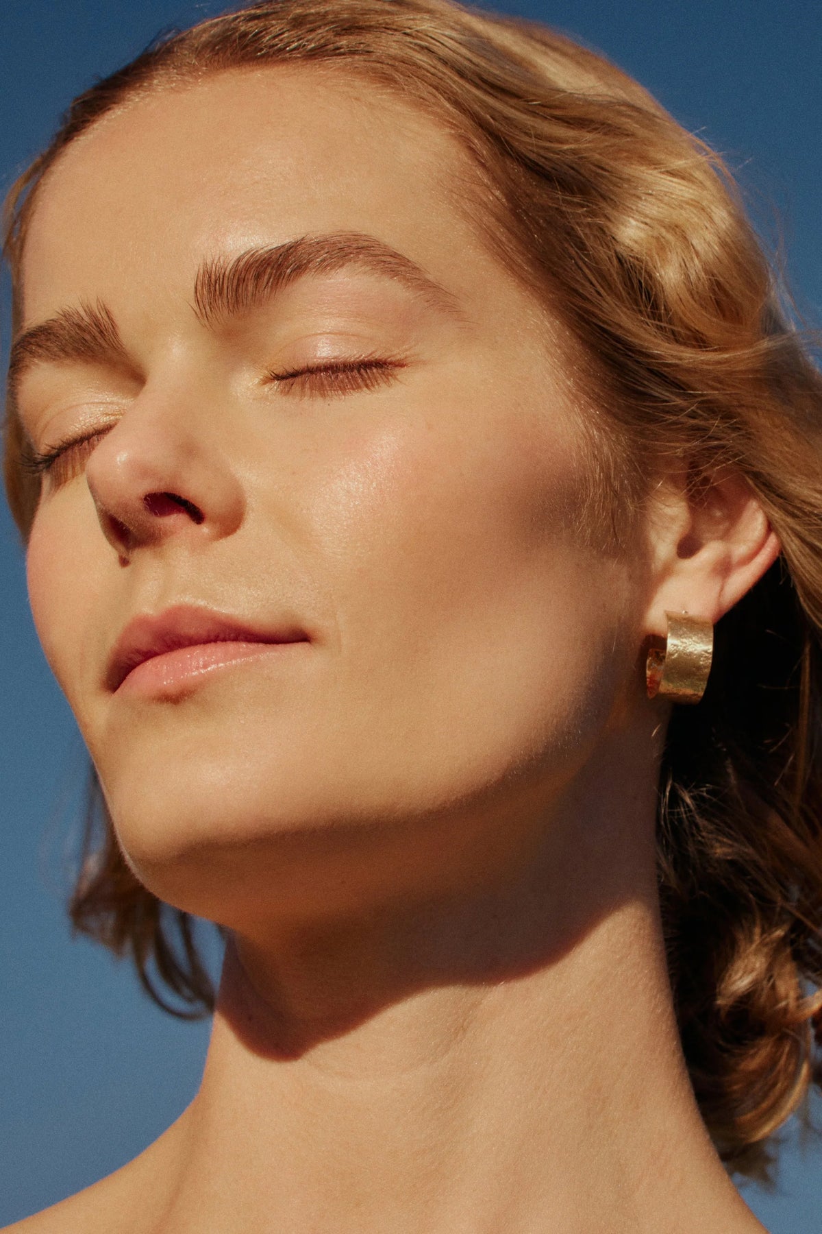 Elk Gild Hoop Earring - Gold