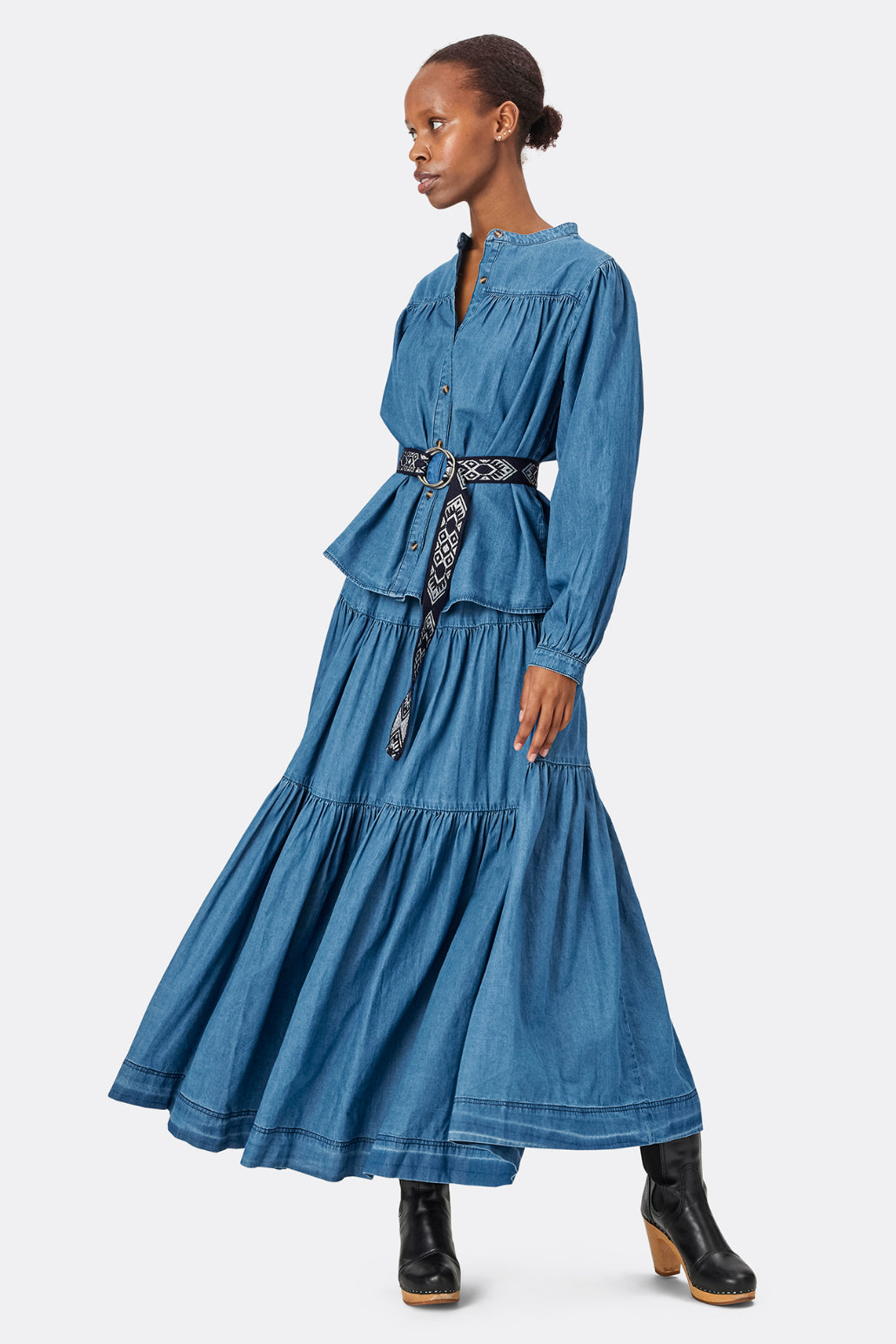 Lollys Laundry Sunset Skirt - 20 Blue