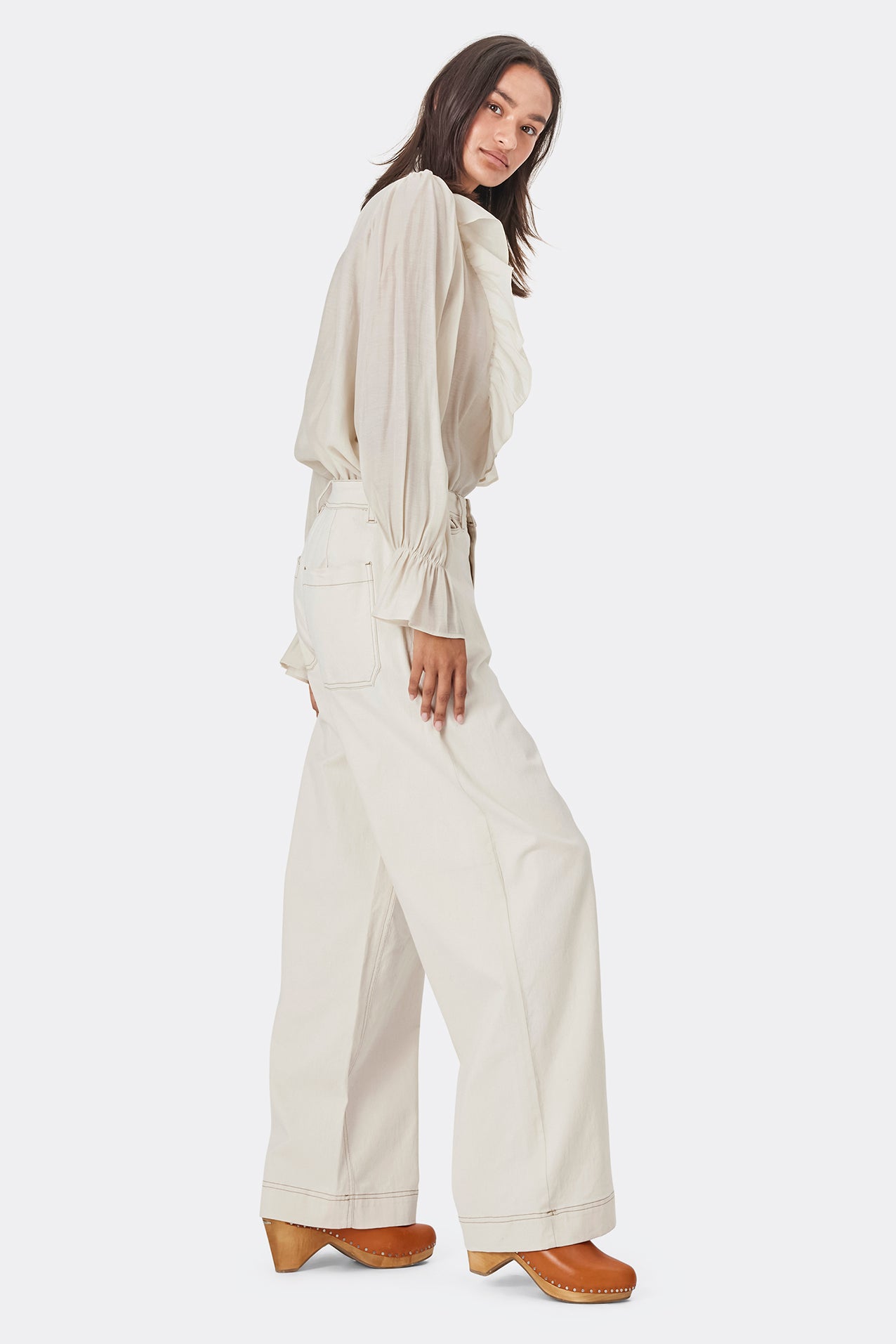Lollys Laundry Florida Pants - Creme