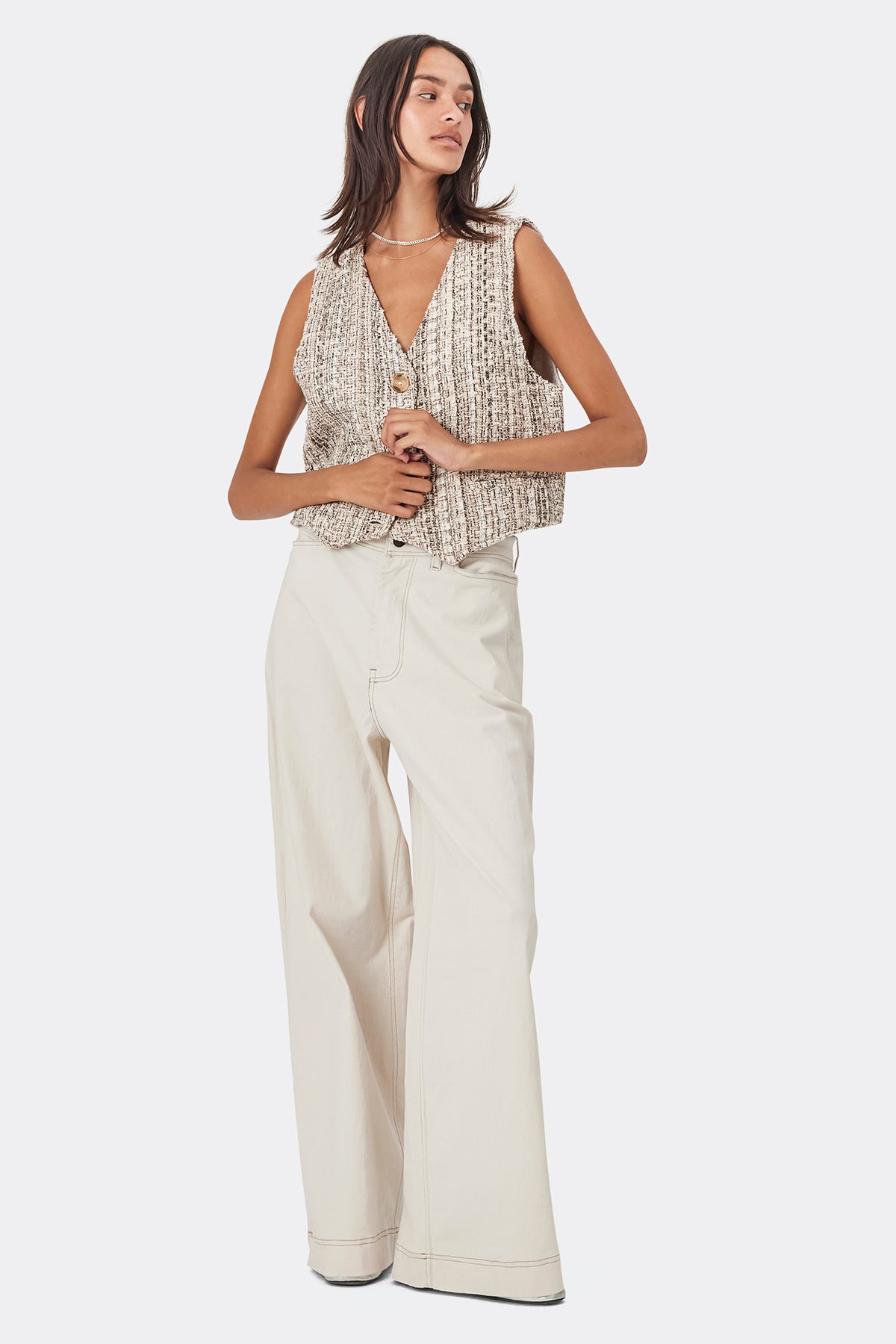 Lollys Laundry Florida Pants - Creme