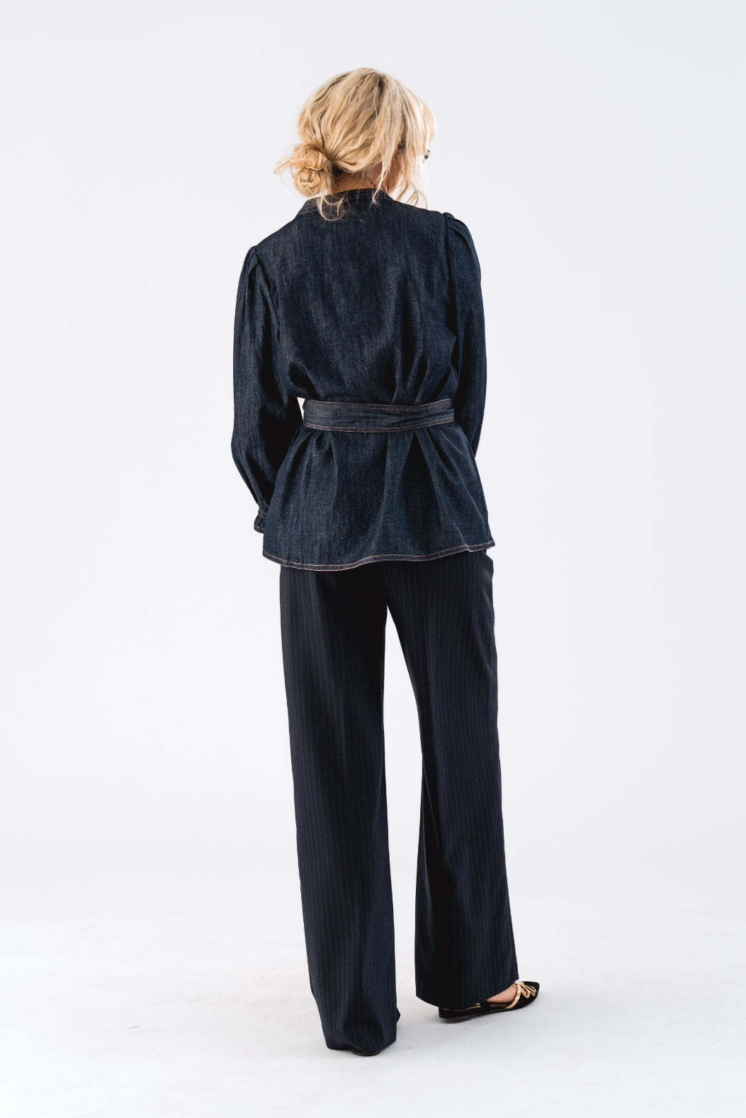 Lollys Laundry Toni Shirt - Blue Denim