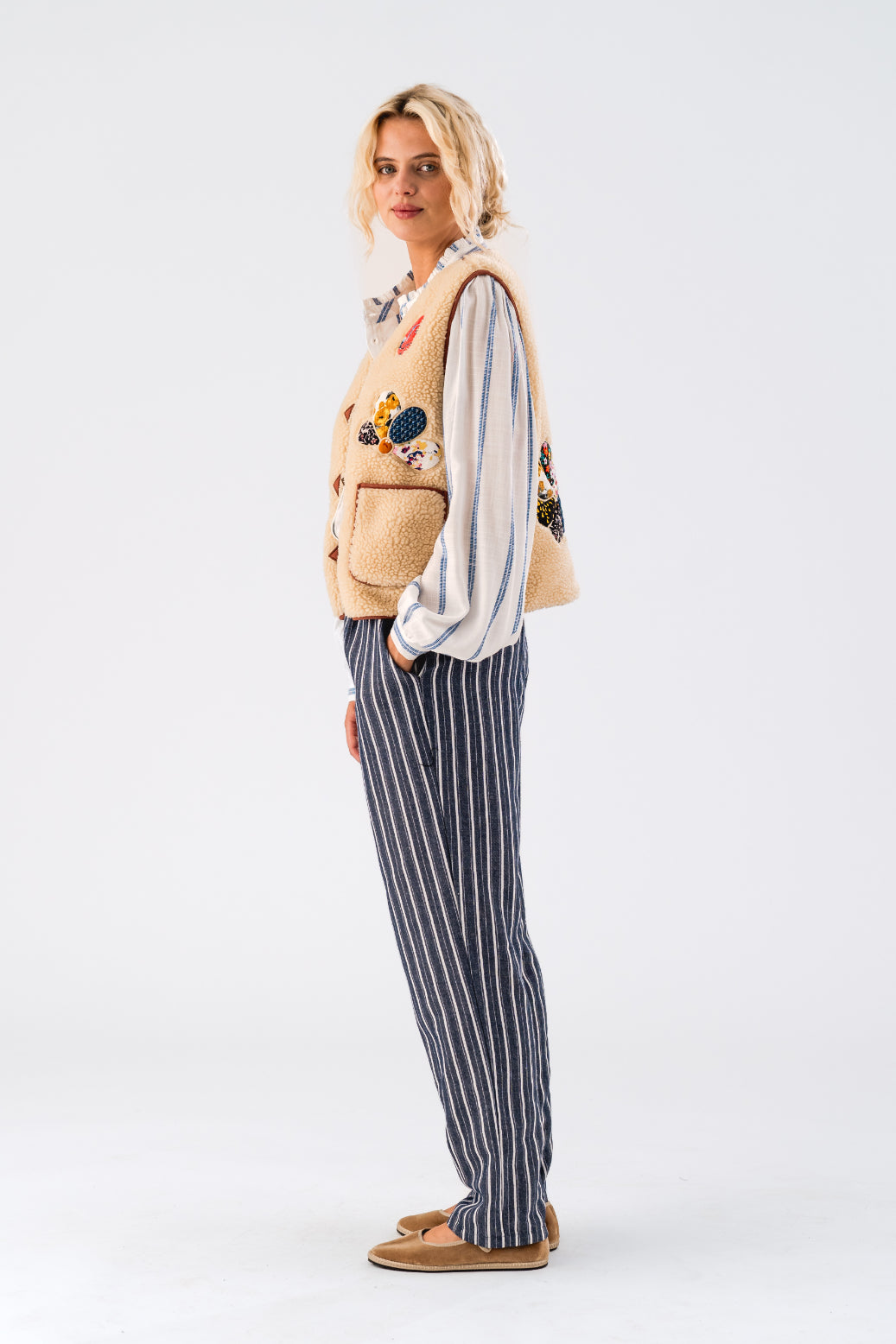 Lollys Laundry Cara Shirt - Black Stripe