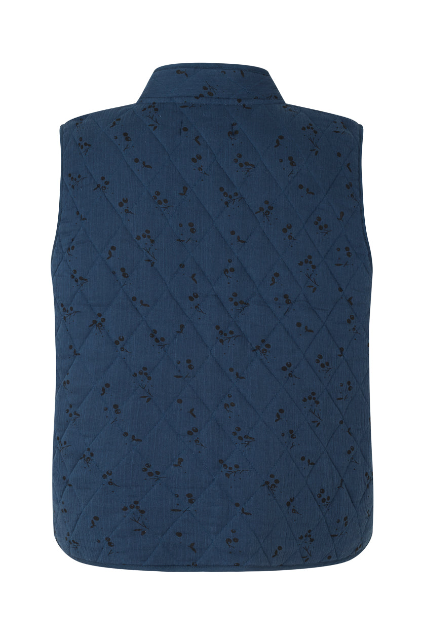 Lollys Laundry Cairo Vest - Dark Blue