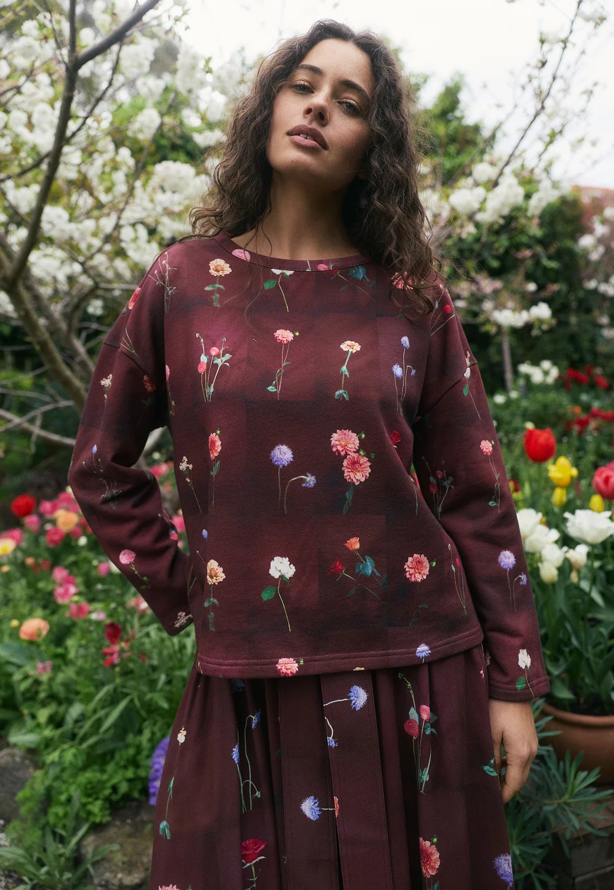 Nancybird Mina Sweater - Bloom