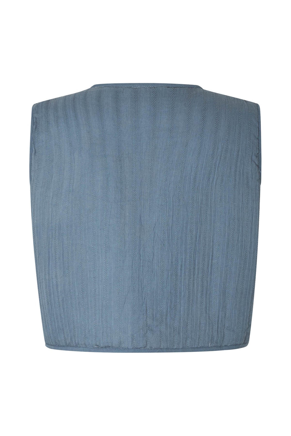 Lollys Laundry Ilsa Vest - Dusty Blue