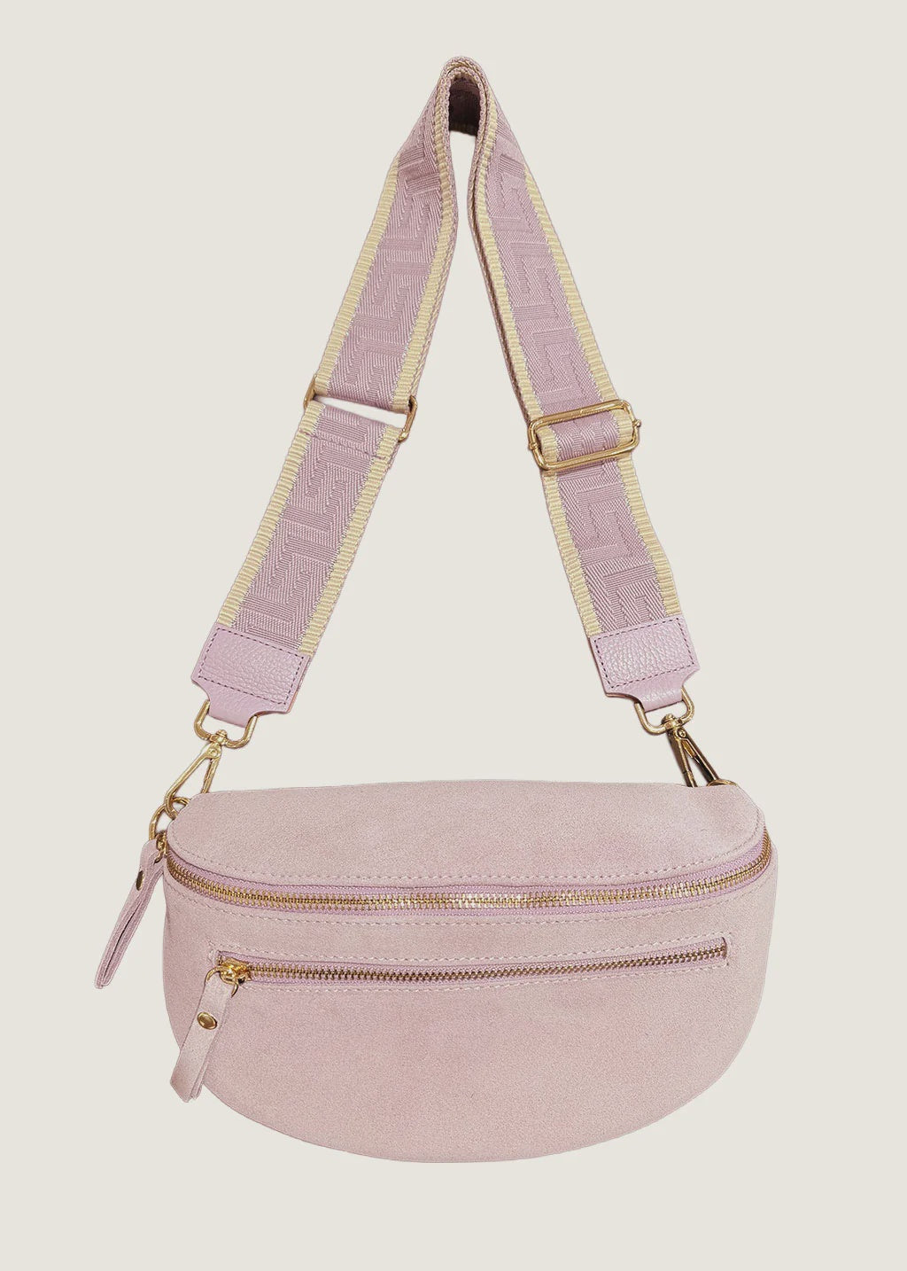 Lauren Vidal Elda Suede Bag - Lavender