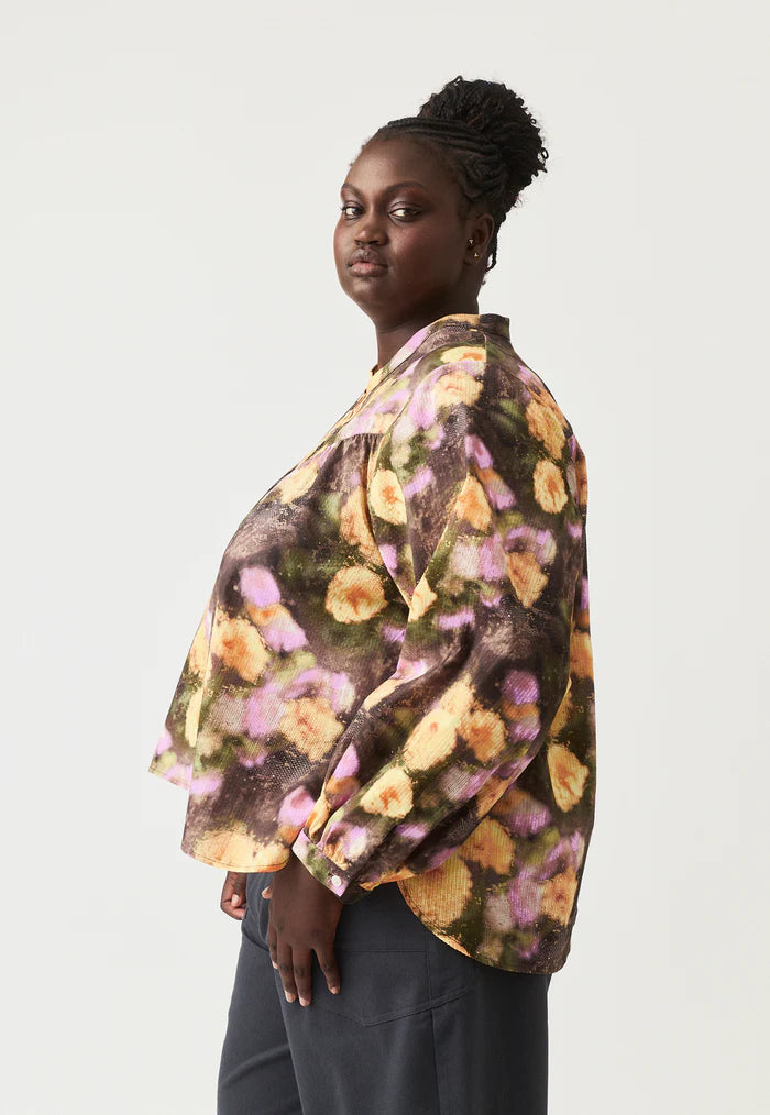 Nancybird Sierra Blouse - Rain Floral