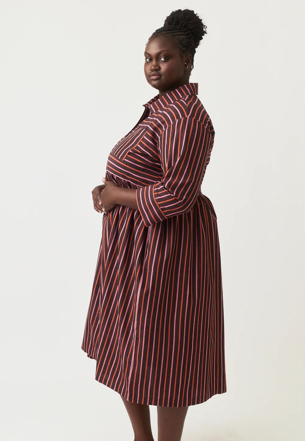 Nancybird Mel Dress - Twilight Stripe