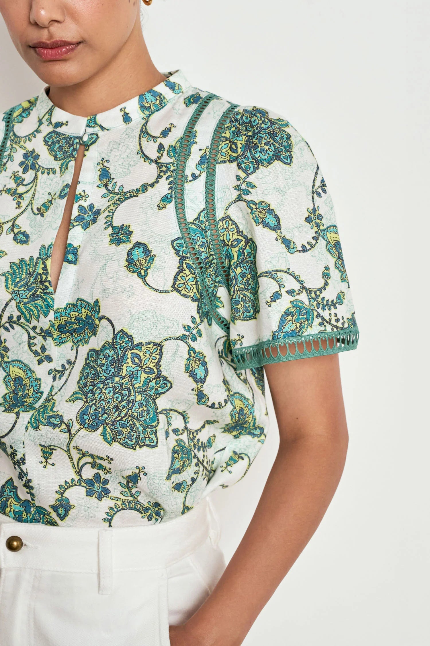 Zoe Kratzmann Charm Top - Garden Paisley