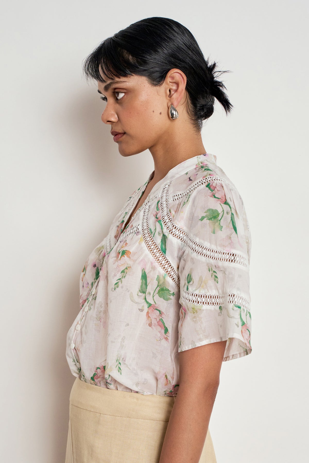 Zoe Kratzmann Pulse Top - Painterly Bloom