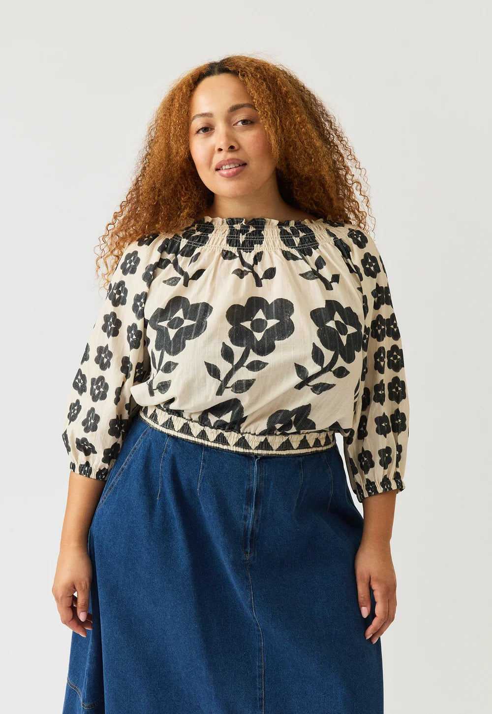 Nancybird Maha Top - Orakawa Bloom