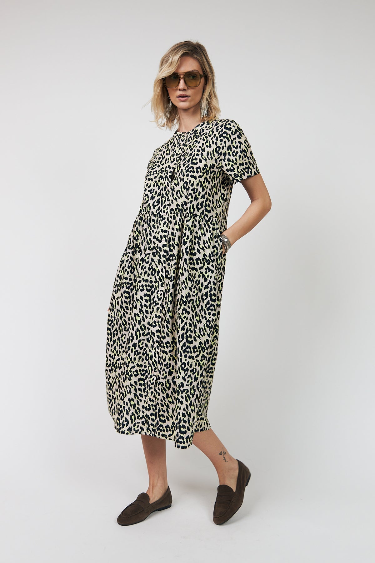 Lollys Laundry Aliya Maxi Dress- Yellow