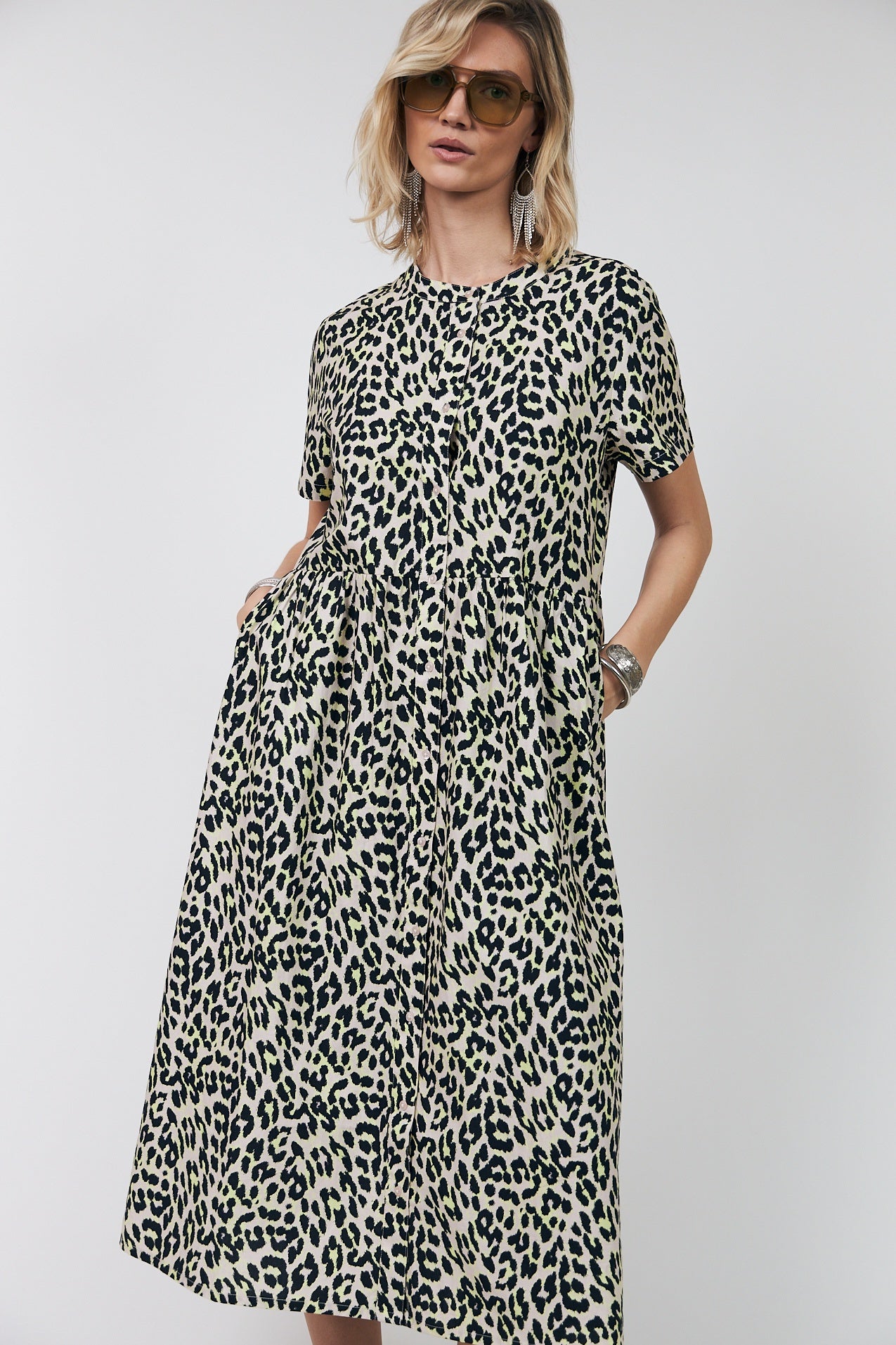 Lollys Laundry Aliya Maxi Dress- Yellow