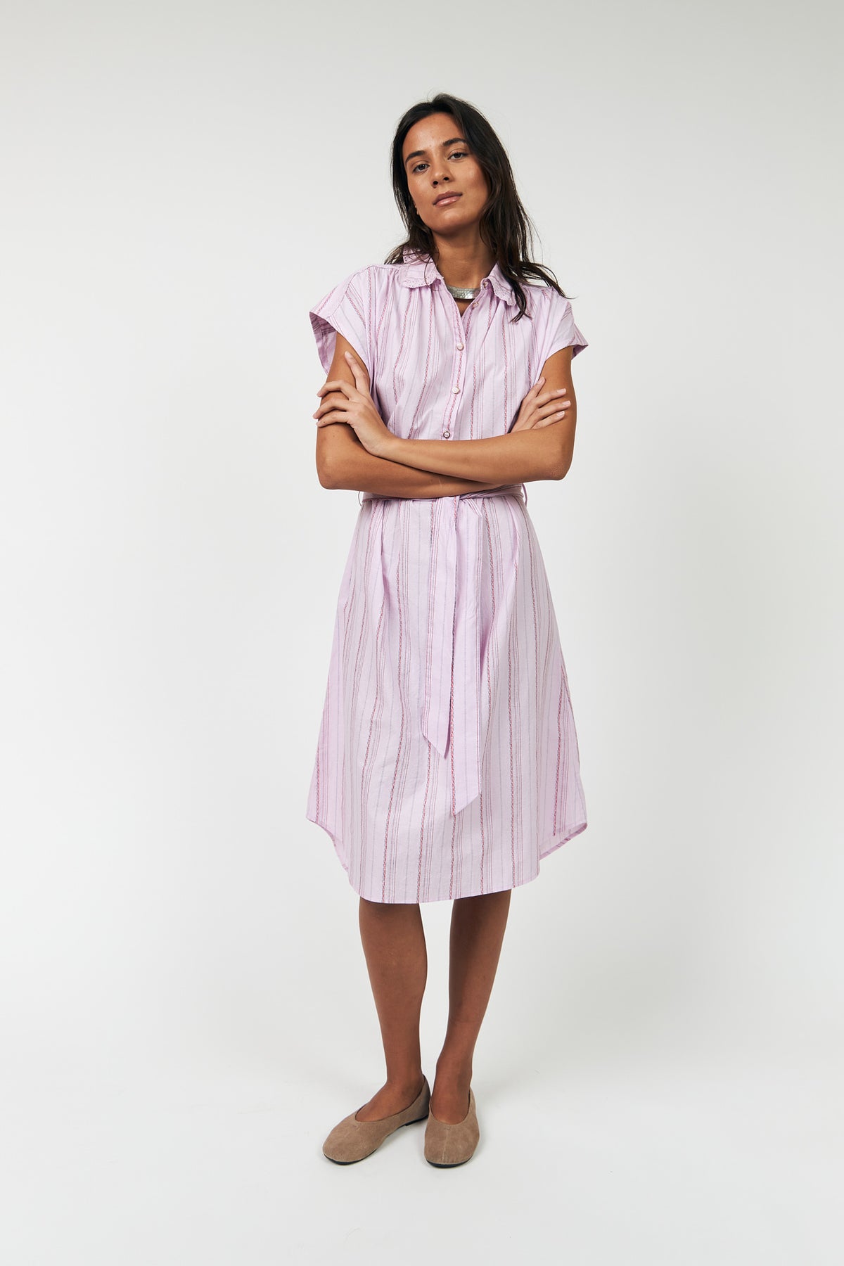 Lollys Laundry Bey Maxi Dress - Lilac