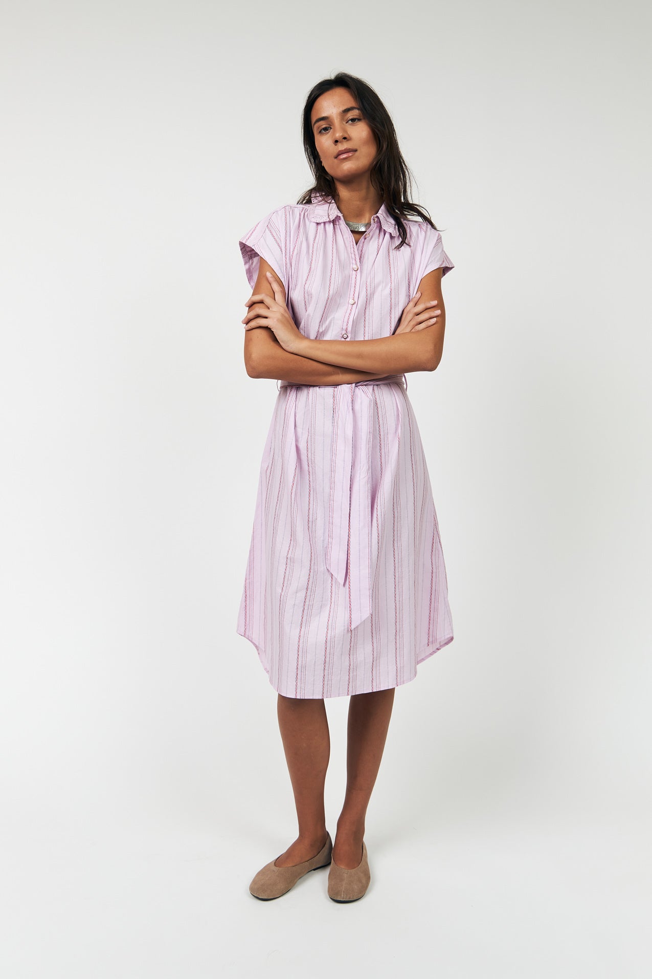 Lollys Laundry Bey Maxi Dress - Lilac