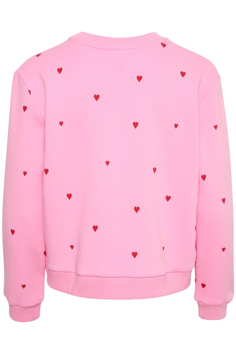 Saint Tropez Dagni Sweatshirt - Bonbon Flame Hearts