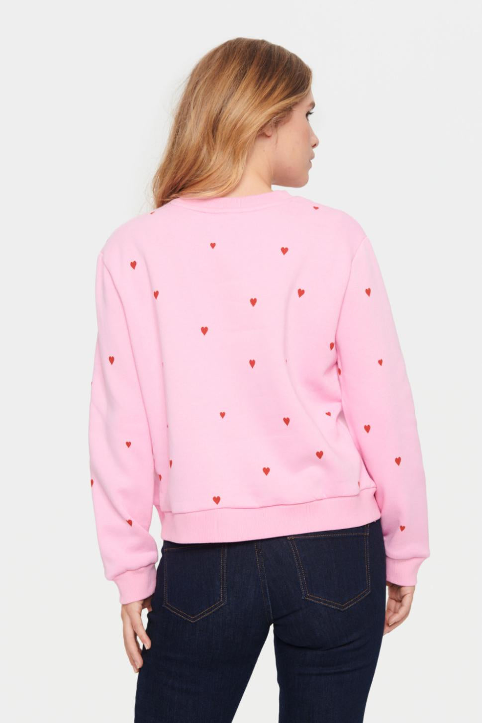Saint Tropez Dagni Sweatshirt - Bonbon Flame Hearts