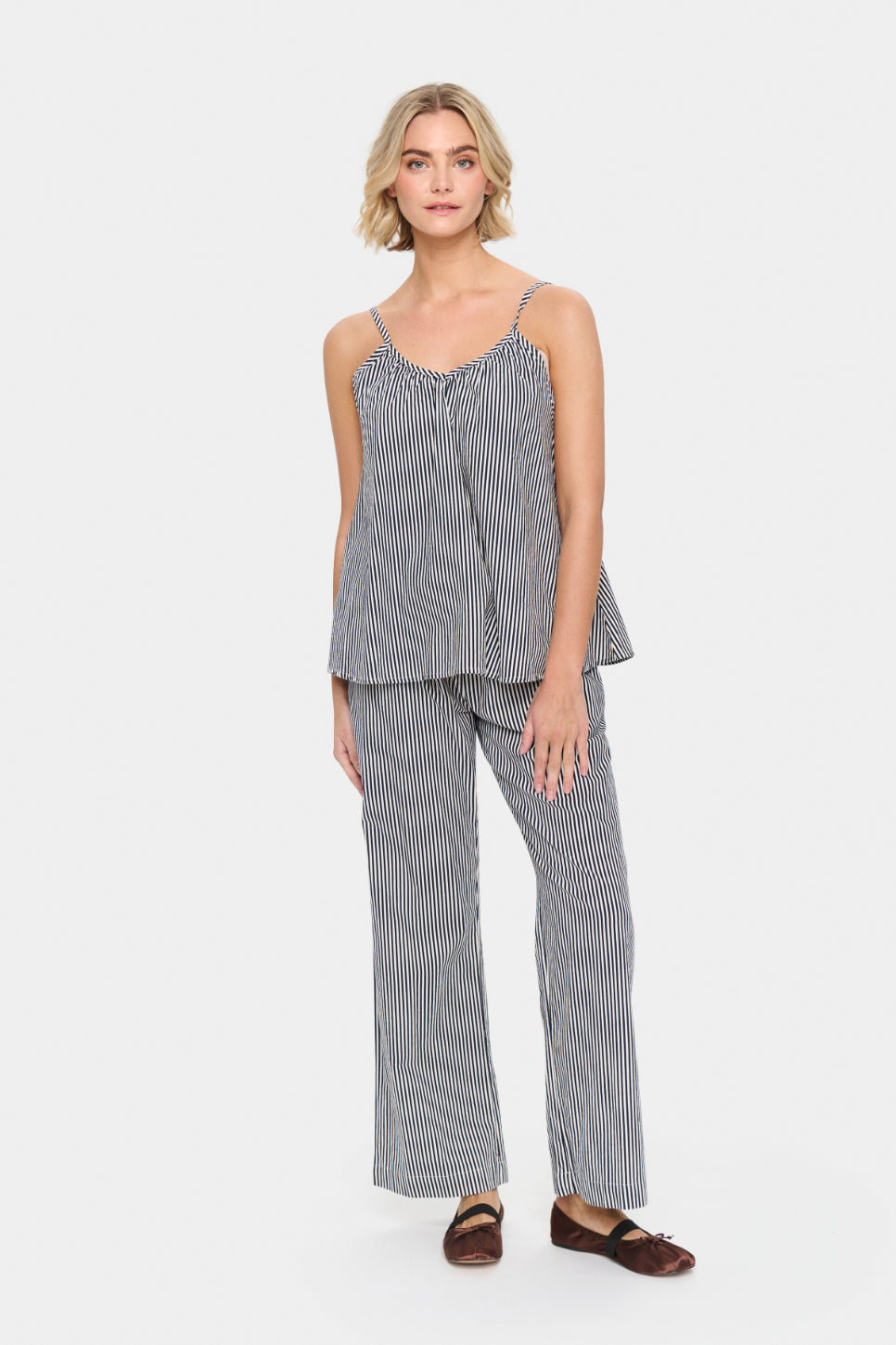 Saint Tropez Zalinda Strap Top - Stripe