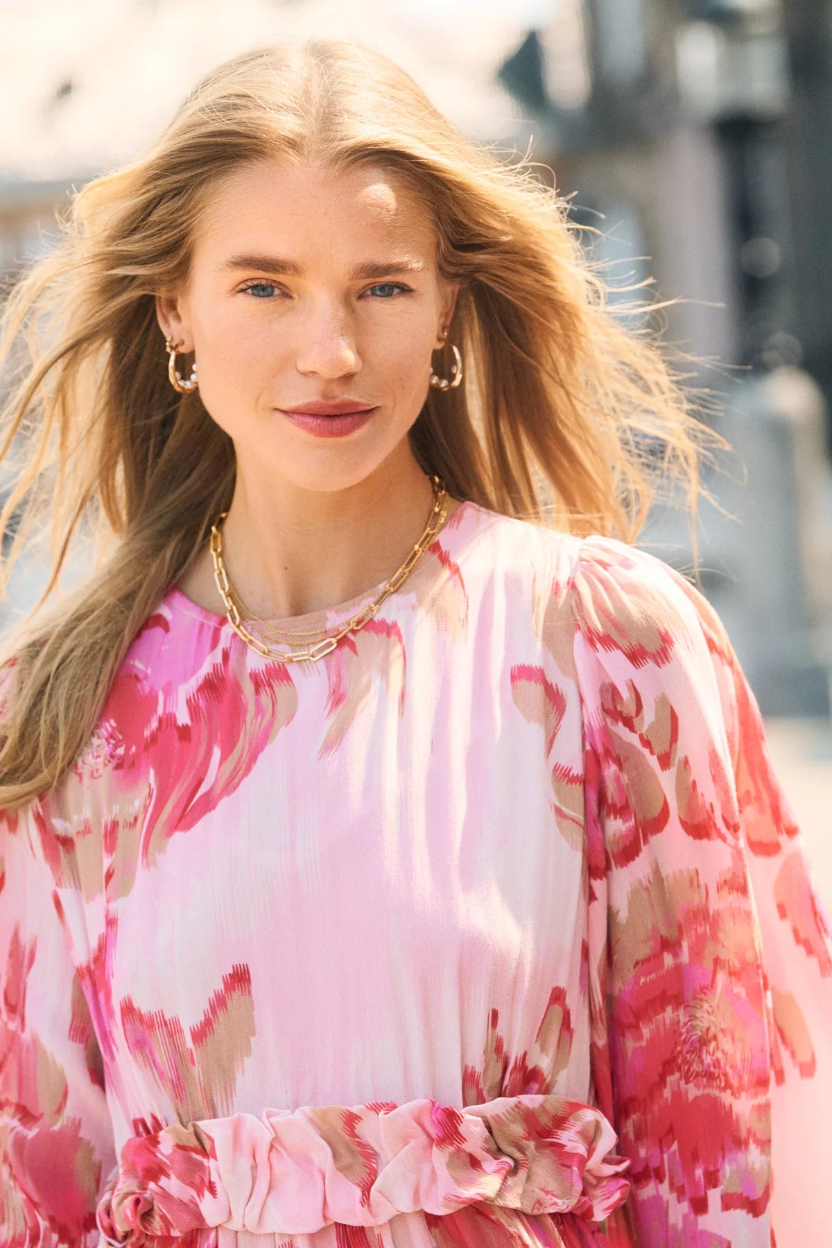Saint Tropez Pollyana Dress - Poppy Shaded Flower