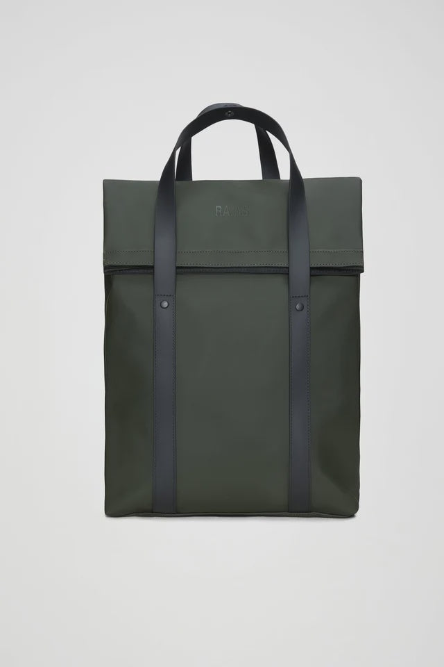 Rains 2 Way Tote Backpack - Green