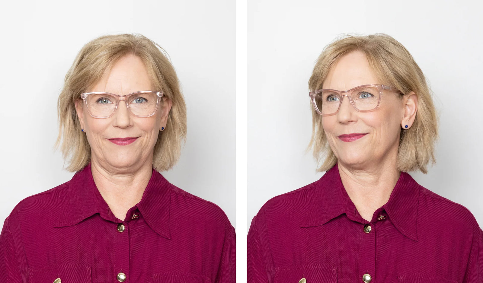 Vital Lucy Reading Glasses - Pink Frost