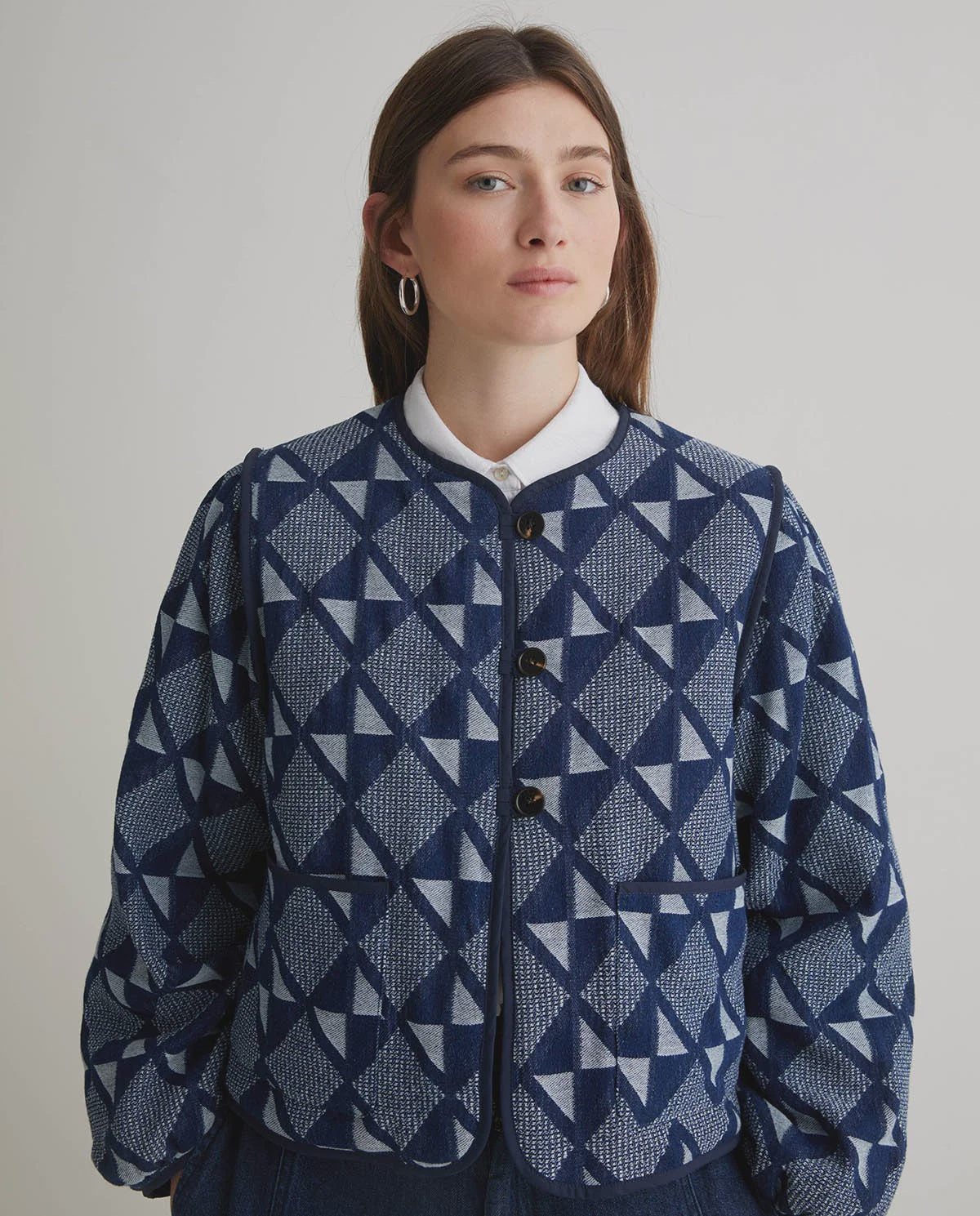 Yerse Short Jacquard Jacket