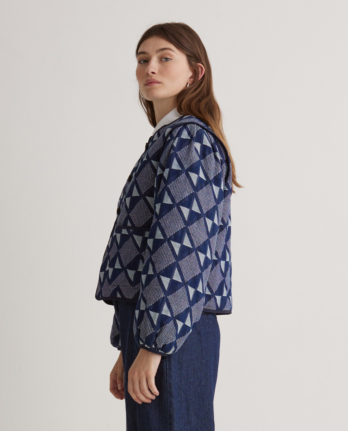 Yerse Short Jacquard Jacket