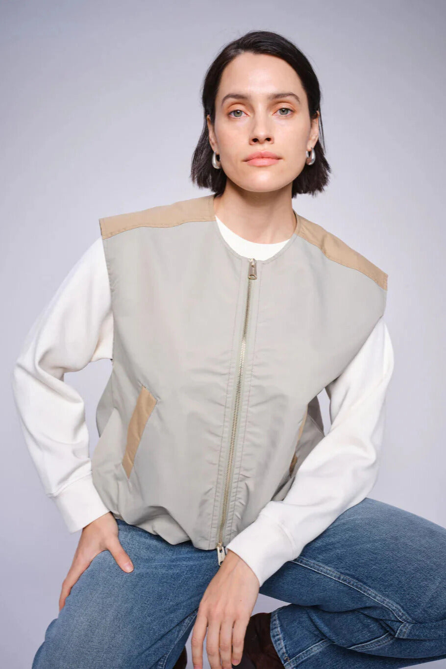 Mos Mosh Kura Waistcoat - Shadow