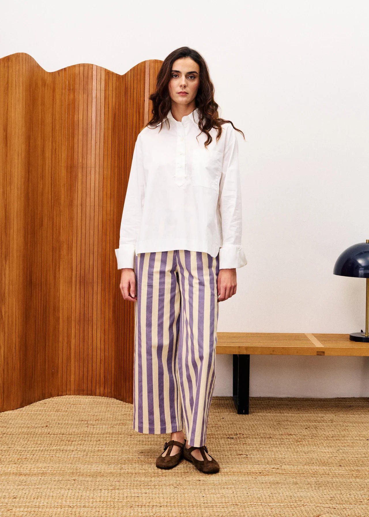 FRNCH Austen Pants - Lilac