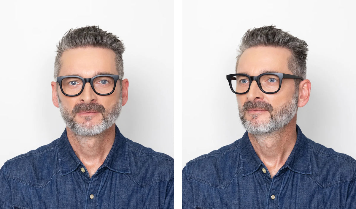 Vital Joss Reading Glasses - Matt Black