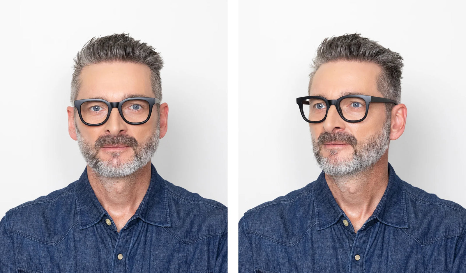 Vital Joss Reading Glasses - Matt Black