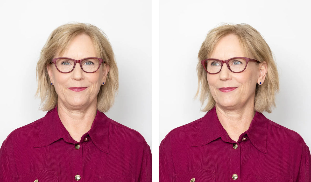 Vital Lucy Reading Glasses - Red Garnet