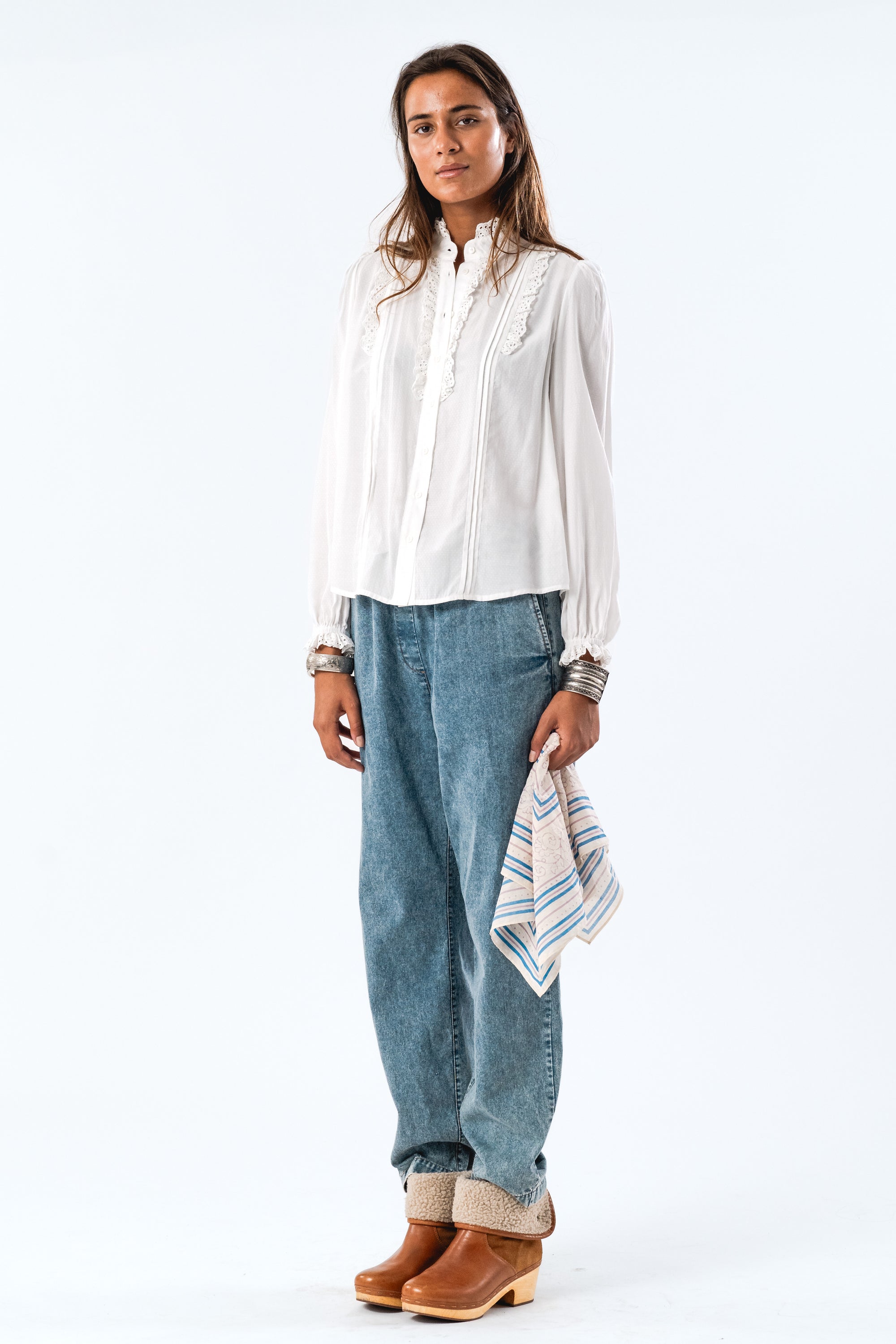 Lollys Laundry Hemlock Bandana - Creme
