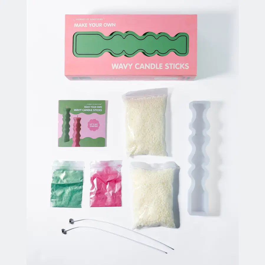 Make Your Own Wavy Candle Sticks