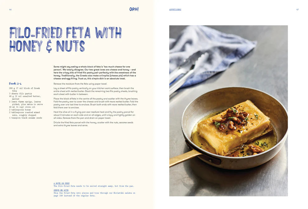 OPA! Recipes inspired by Greek tavernas