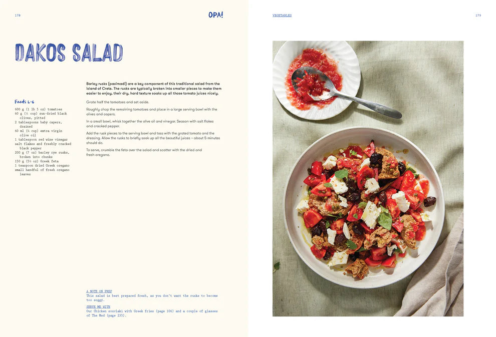 OPA! Recipes inspired by Greek tavernas