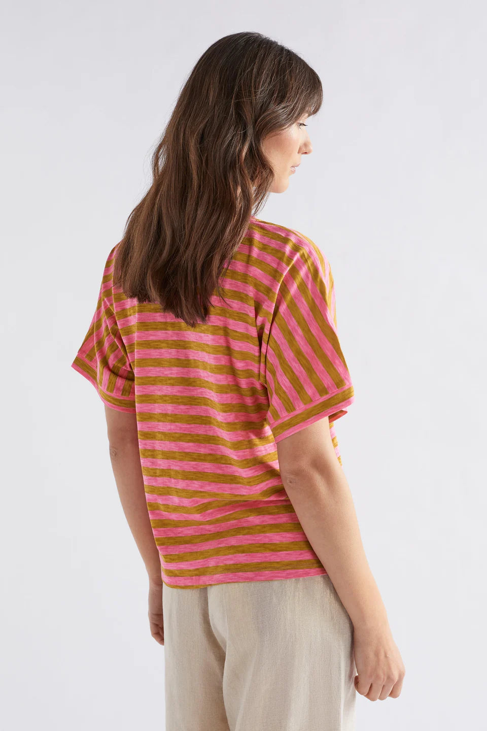 Elk Seter Tee - Honey Gold / Pink