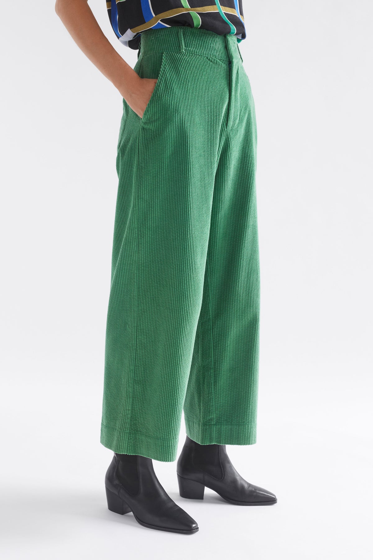 Elk Rhes Cord Pant - Sea Green