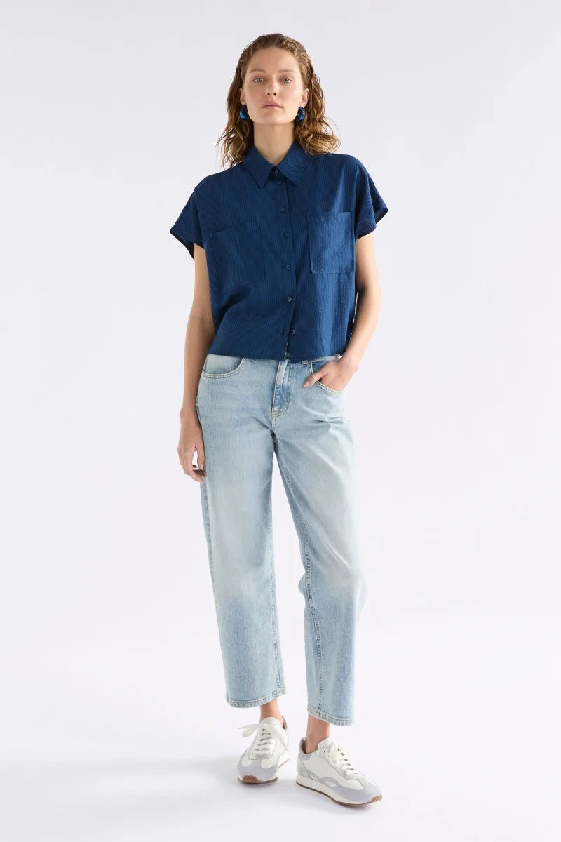 Elk Stolt Shirt - Mid Wash