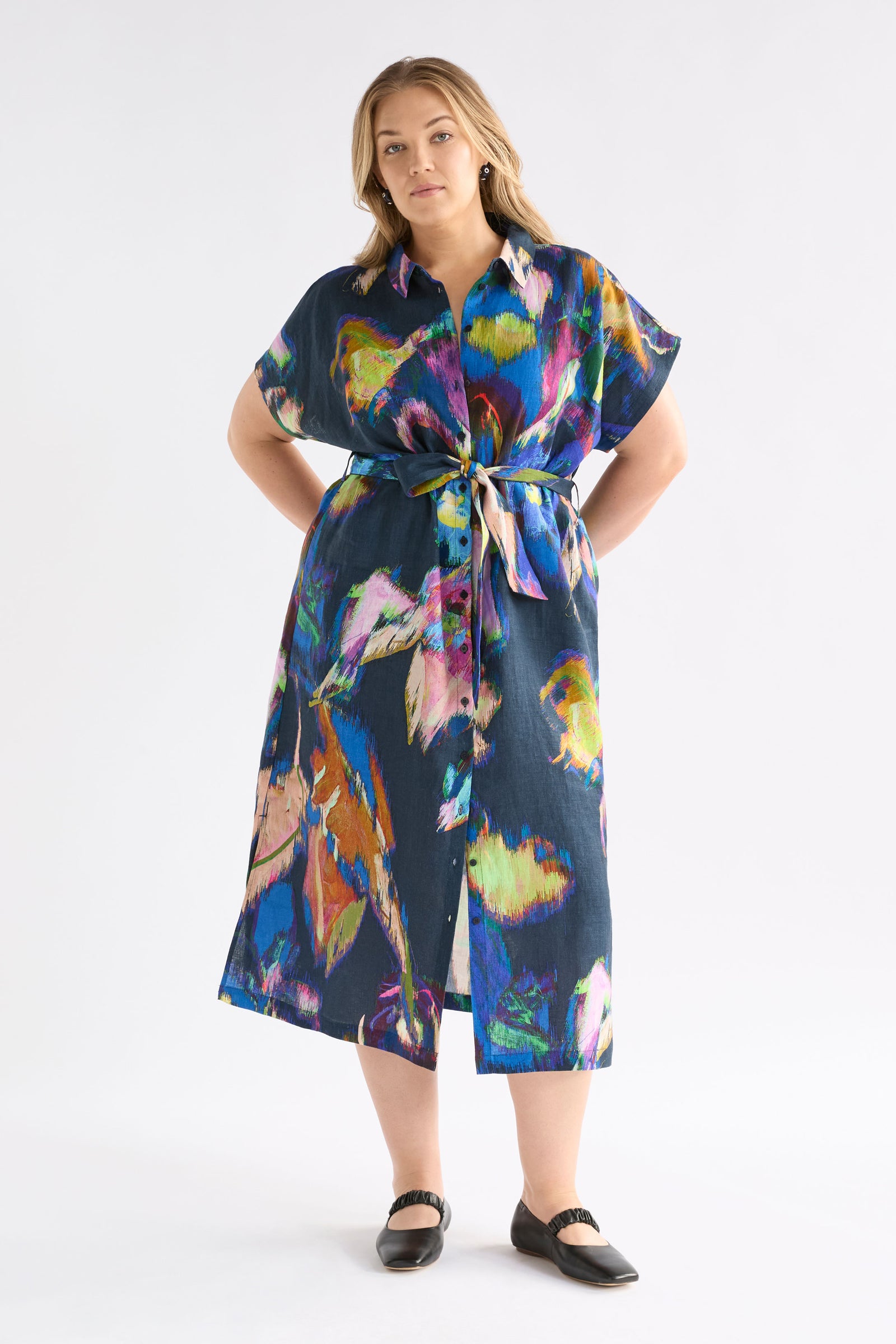Elk Lato Dress - Vaara Print