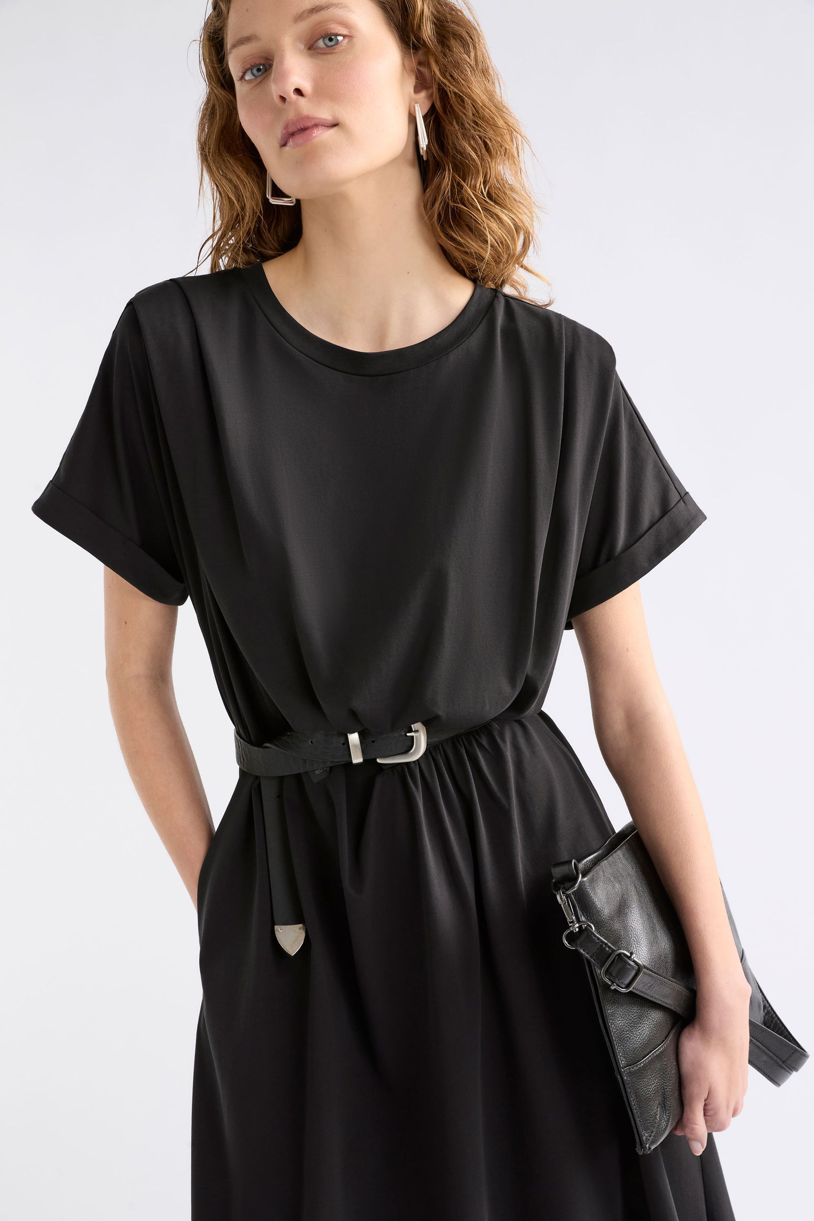 Elk Etienne Tshirt Dress - Burnt Chocolate